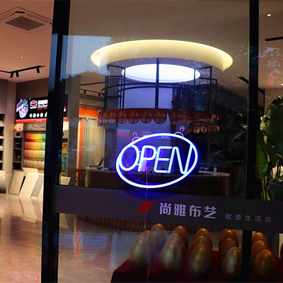 PS OPEN Neon Dining Outdoor Light