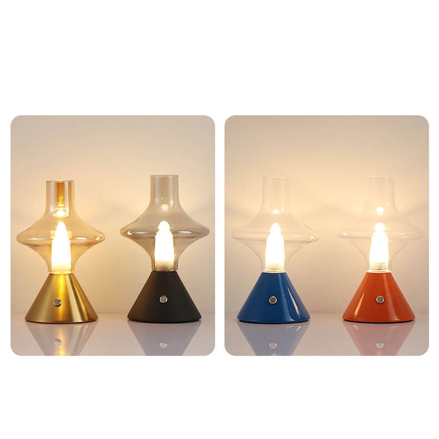 High Boron Glass Charging Table Lamp