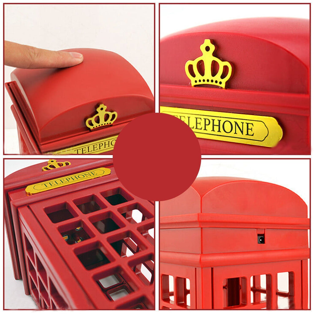 Touch British Phone Booth Table Lamp