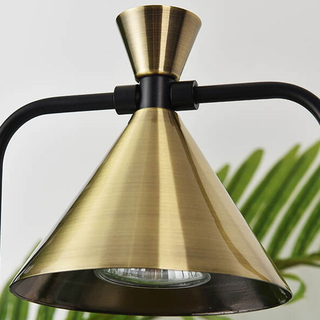 Metal Cone Melting Wax Table Lamp