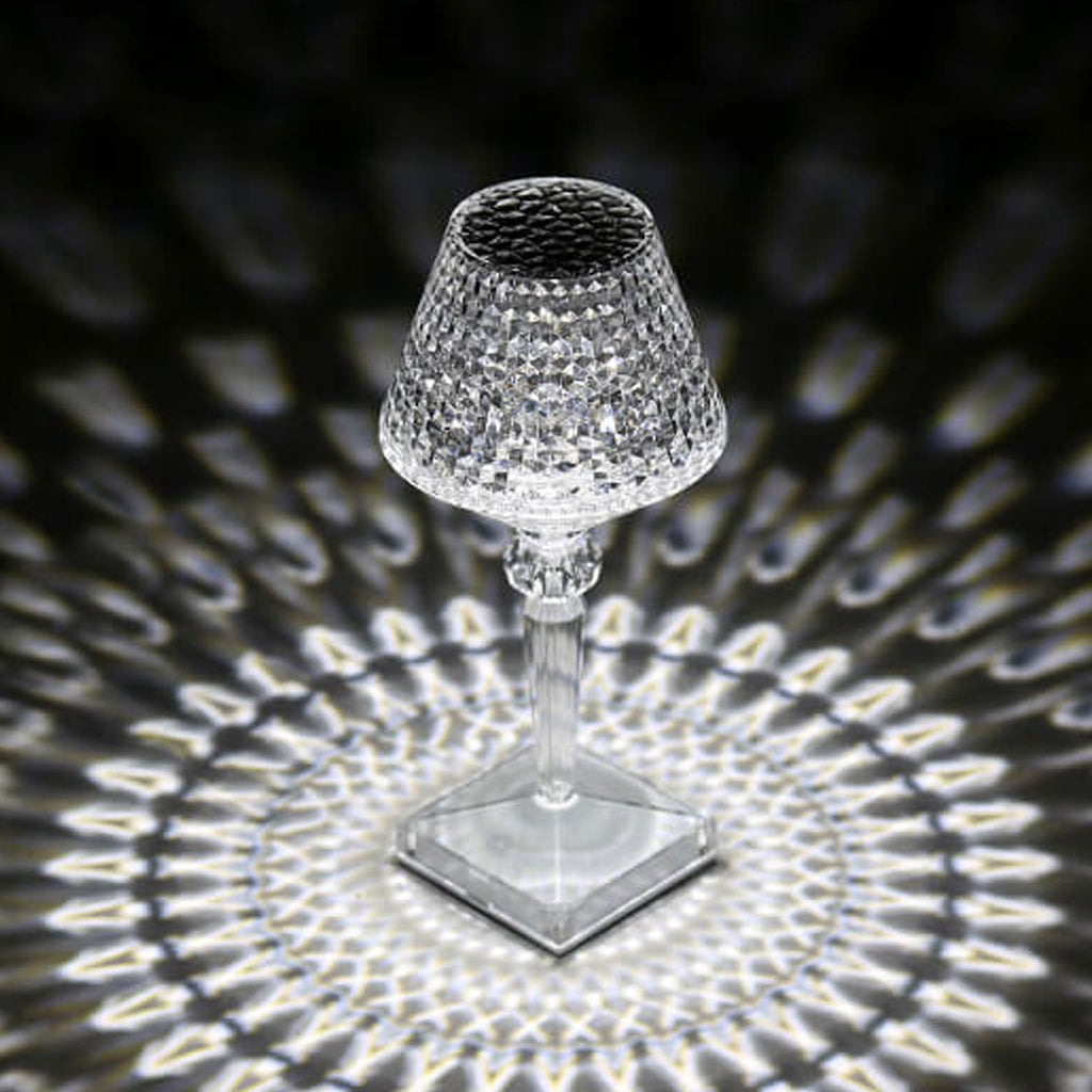 Acrylic Diamond Wine Glass Table Lamp