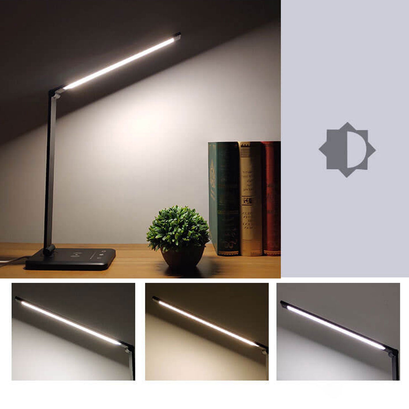 Folding Wireless Rechargeable Eye Table Lamp
