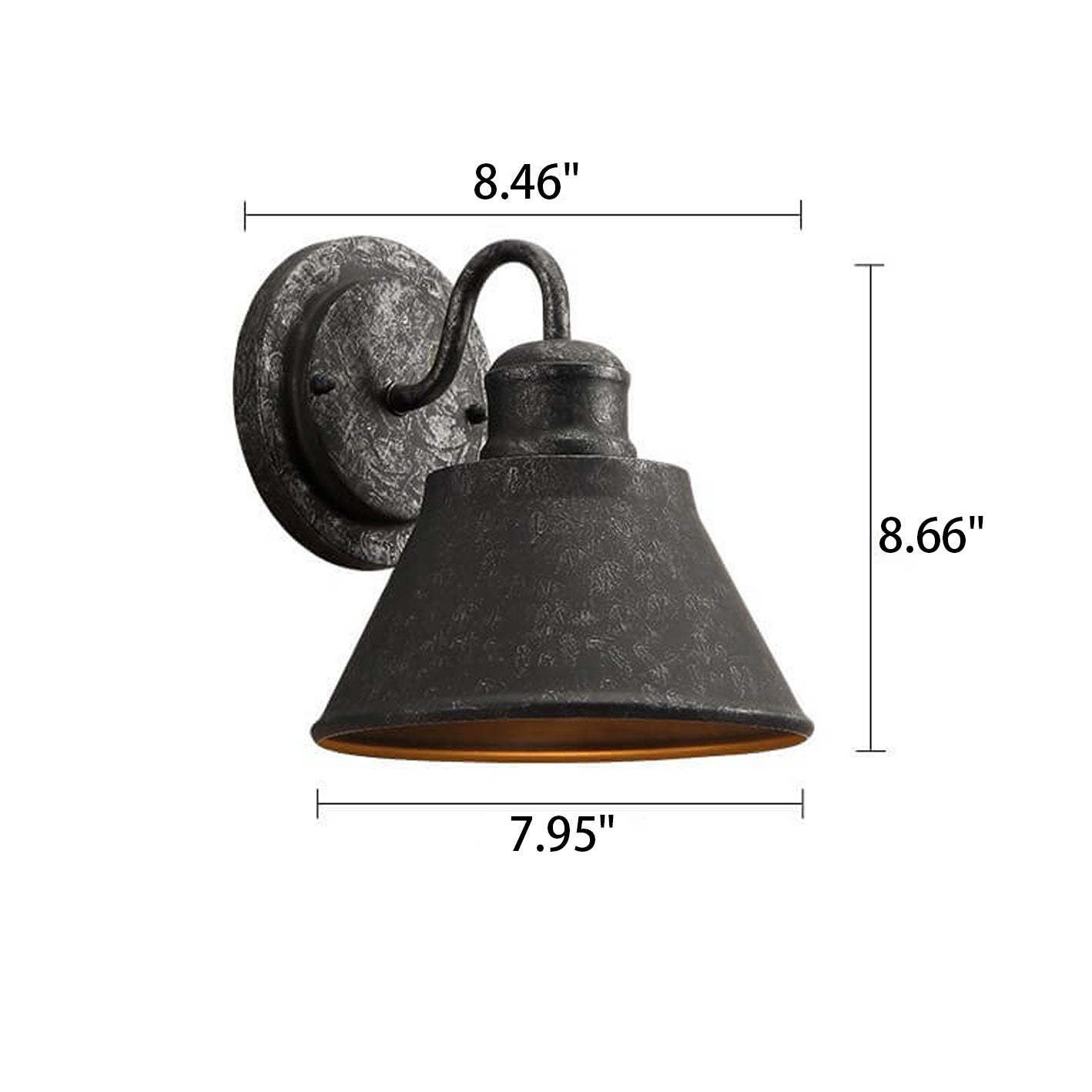 Hardware Iron Bell Outdoor Light