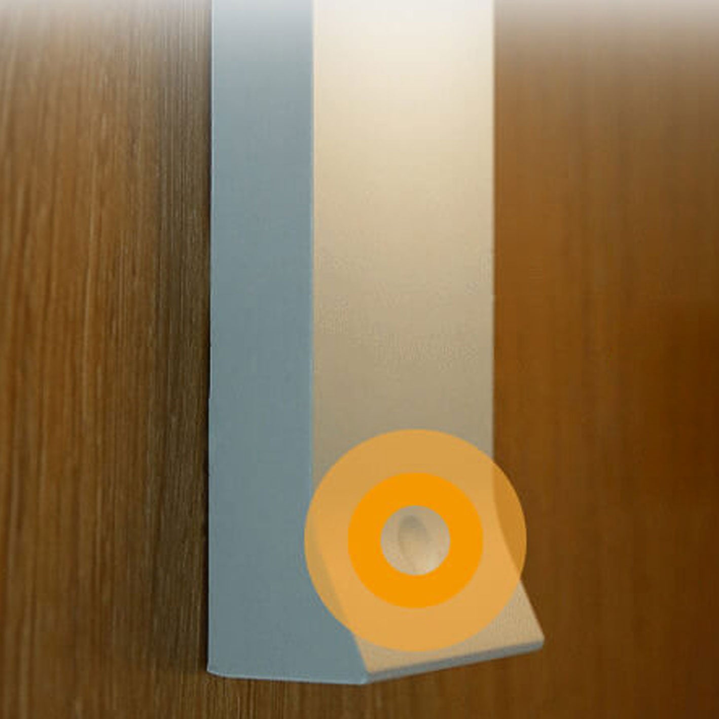 Curved Shape Induction Charging Table Lamp