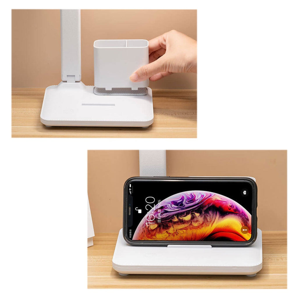 Folding Pen Holder Eye Table Lamp