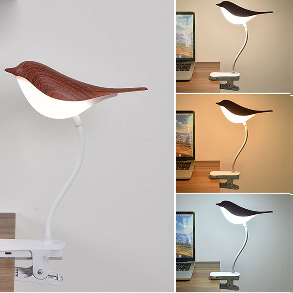 Bird Clip Charging Night Table Lamp