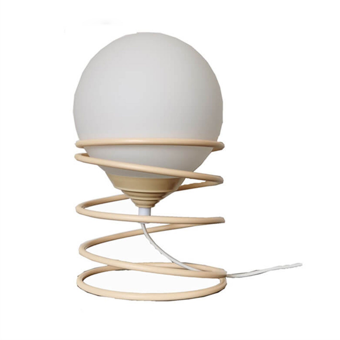 Glass Ball Spring Design Table Lamp