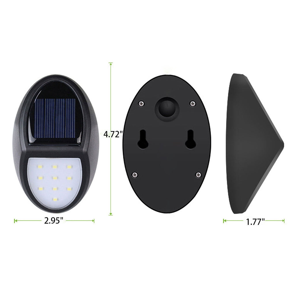 Oval Garden Fence Outdoor Light