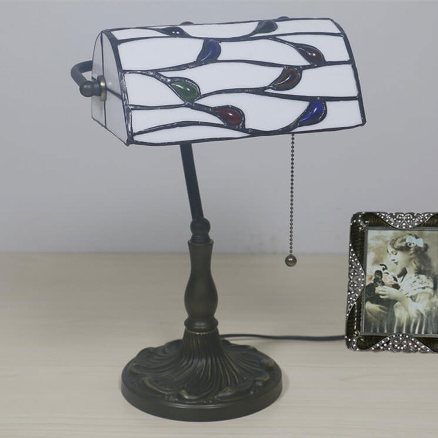 Lucite Beads Design Table Lamp
