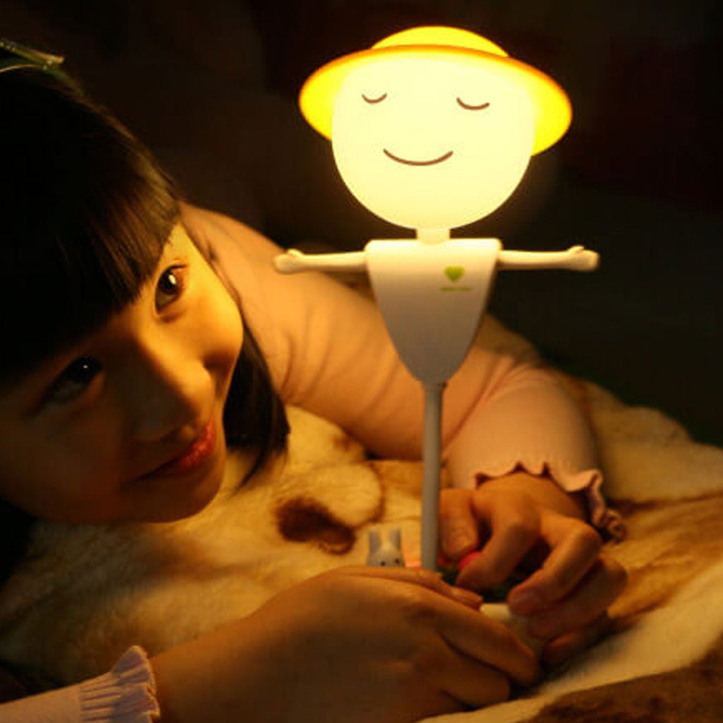 Cartoon Scarecrow Smiling Face Table Lamp