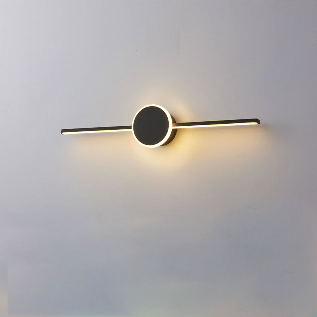 Long Disc Vanity Wall Lamp