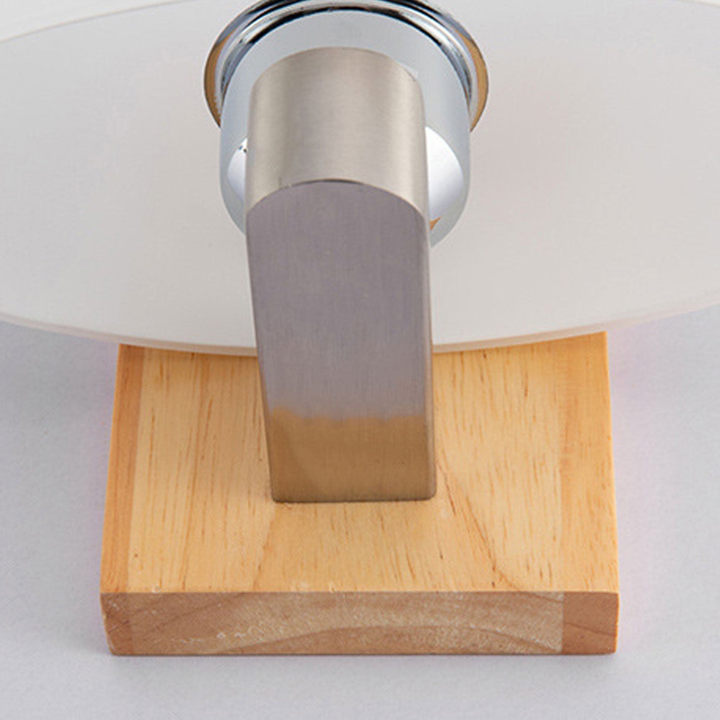 Solid Wood Glass Wall Lamp
