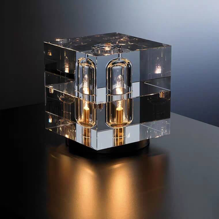 Crystal Stereo Geometric Design Table Lamp