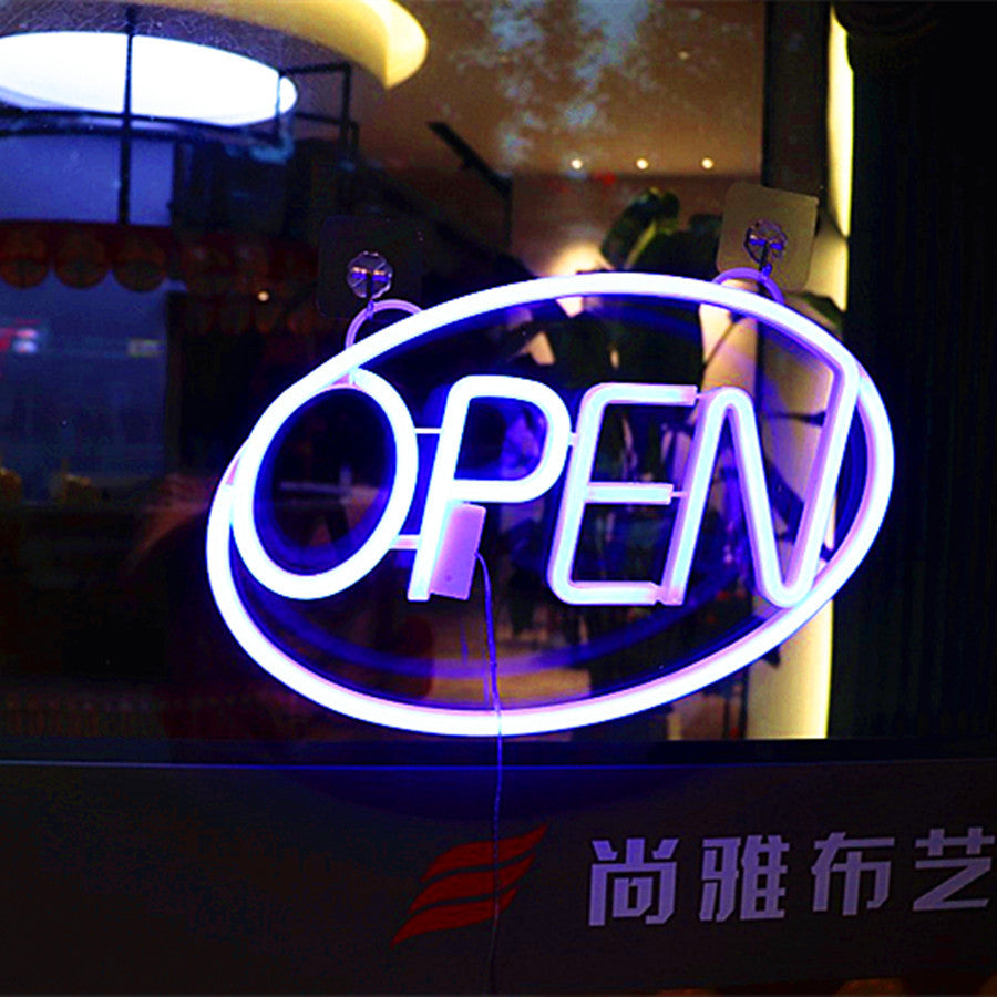 PS OPEN Neon Dining Outdoor Light