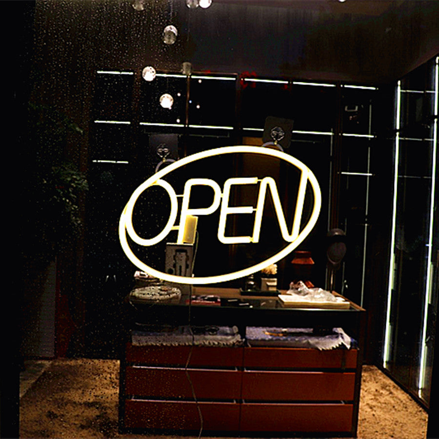 PS OPEN Neon Dining Outdoor Light
