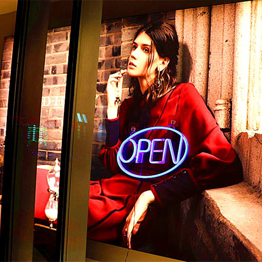 PS OPEN Neon Dining Outdoor Light