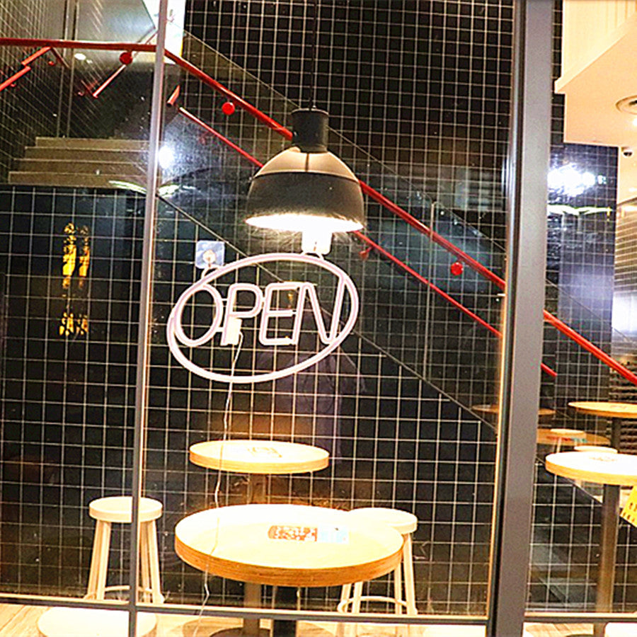 PS OPEN Neon Dining Outdoor Light