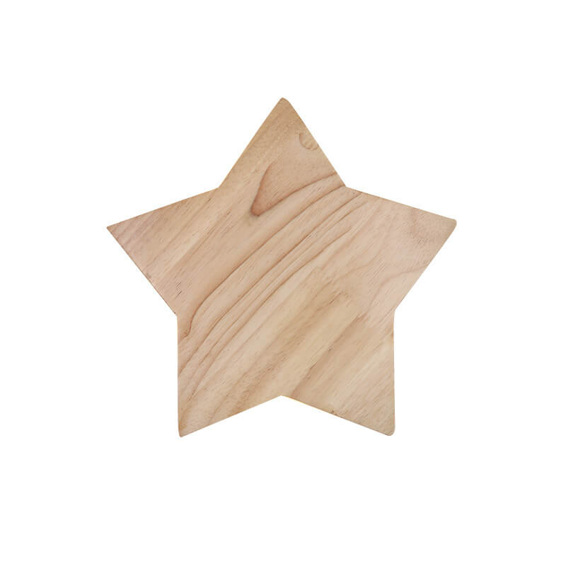 Star Shaped Wooden Mood Wall Lamp