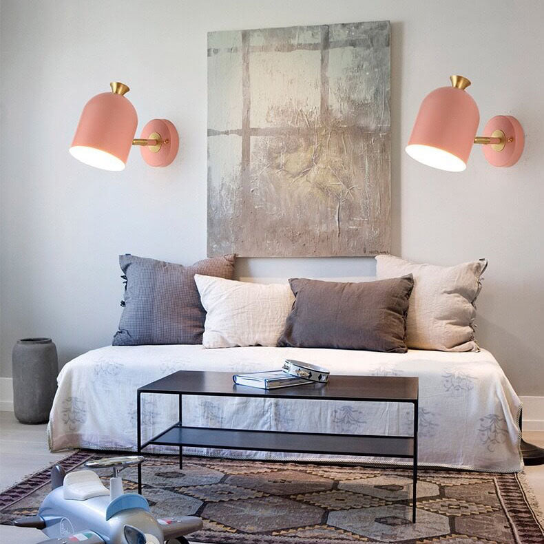 Macaron Metal Cylinder Wall Lamp
