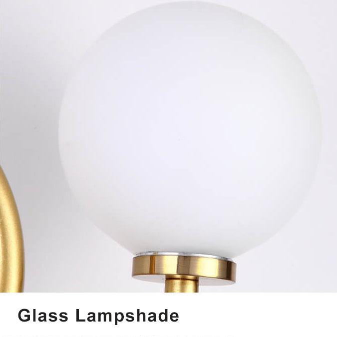 Glass Ball Tree Branch 2-Light Wall Lamp