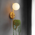 Sphere Storage Box Planting Wall Lamp