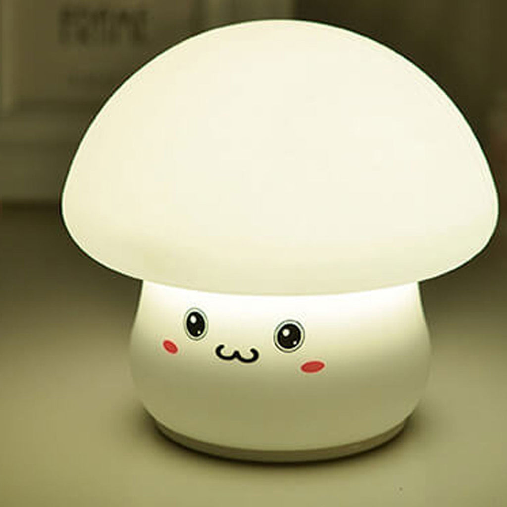 Cartoon Mushroom Silicone Night Table Lamp