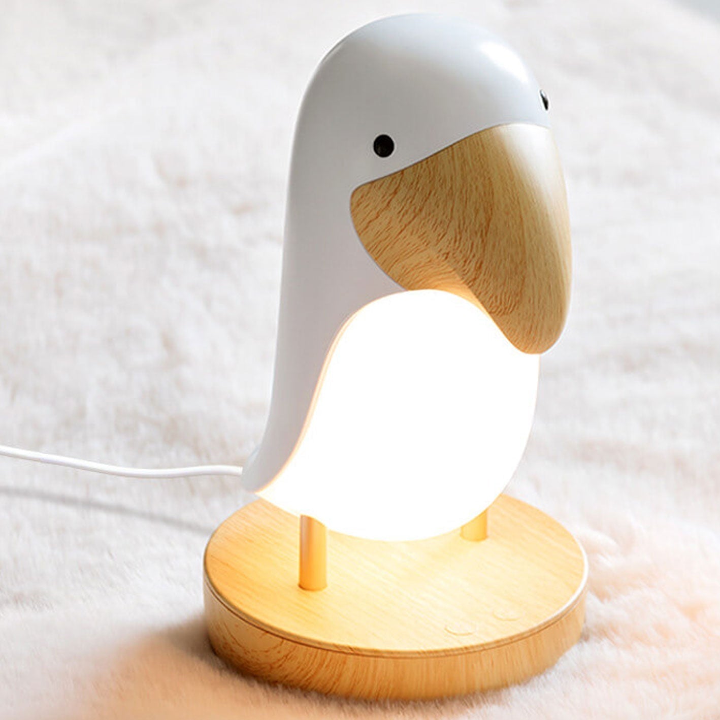 Bird Rechargeable Bluetooth Night Table Lamp