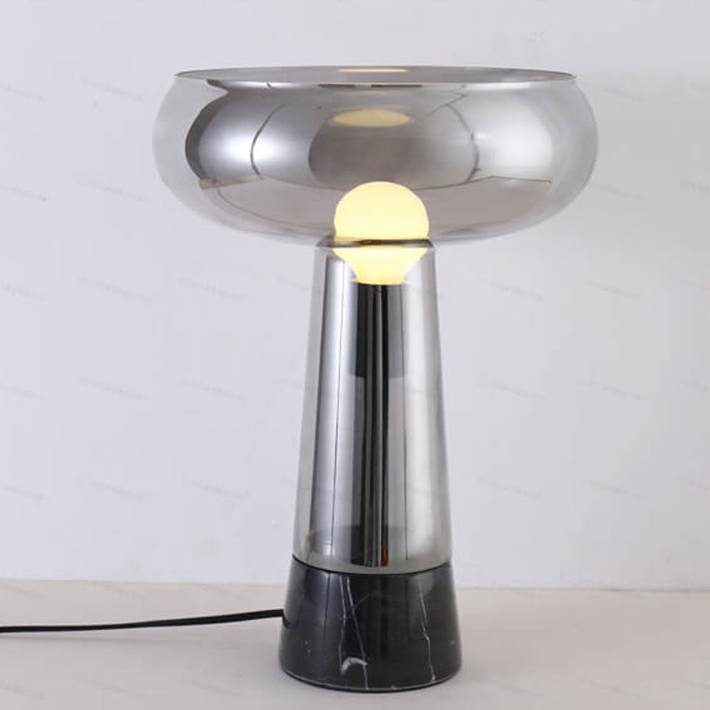 Glass Marble Table Lamp