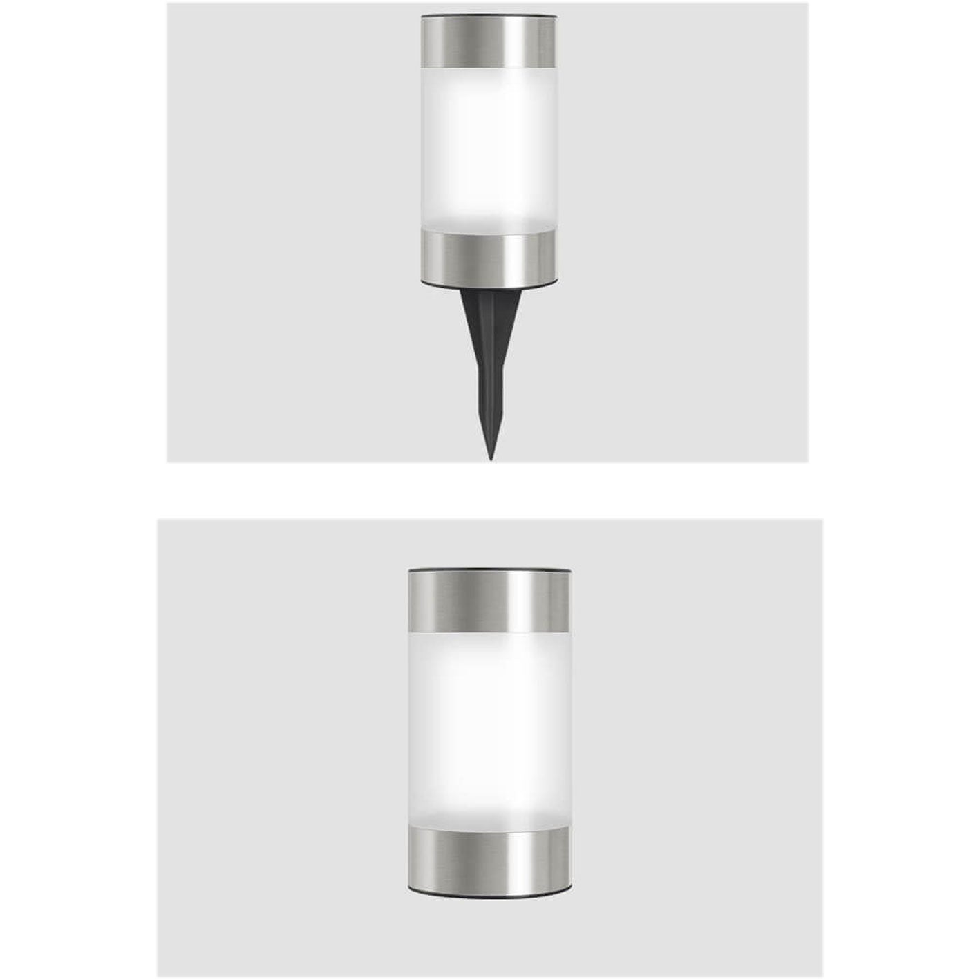 Solar Plastic Cylindrical Design Outdoor Light