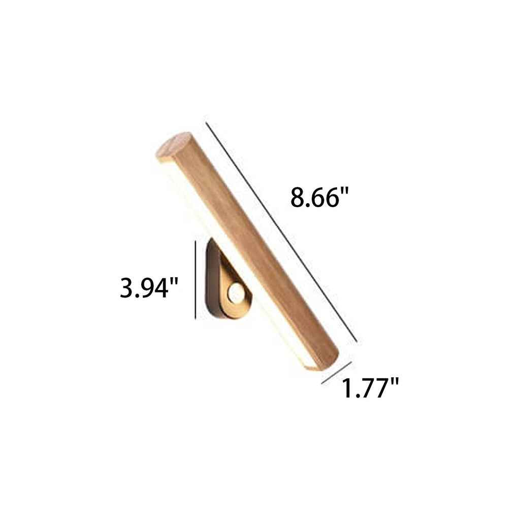 Solid Wood Bar Rotating Wall Lamp