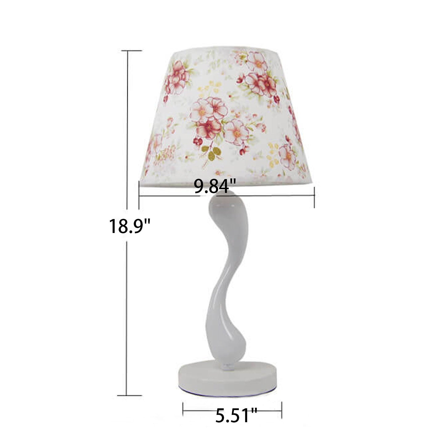 Fabric Curve Table Lamp