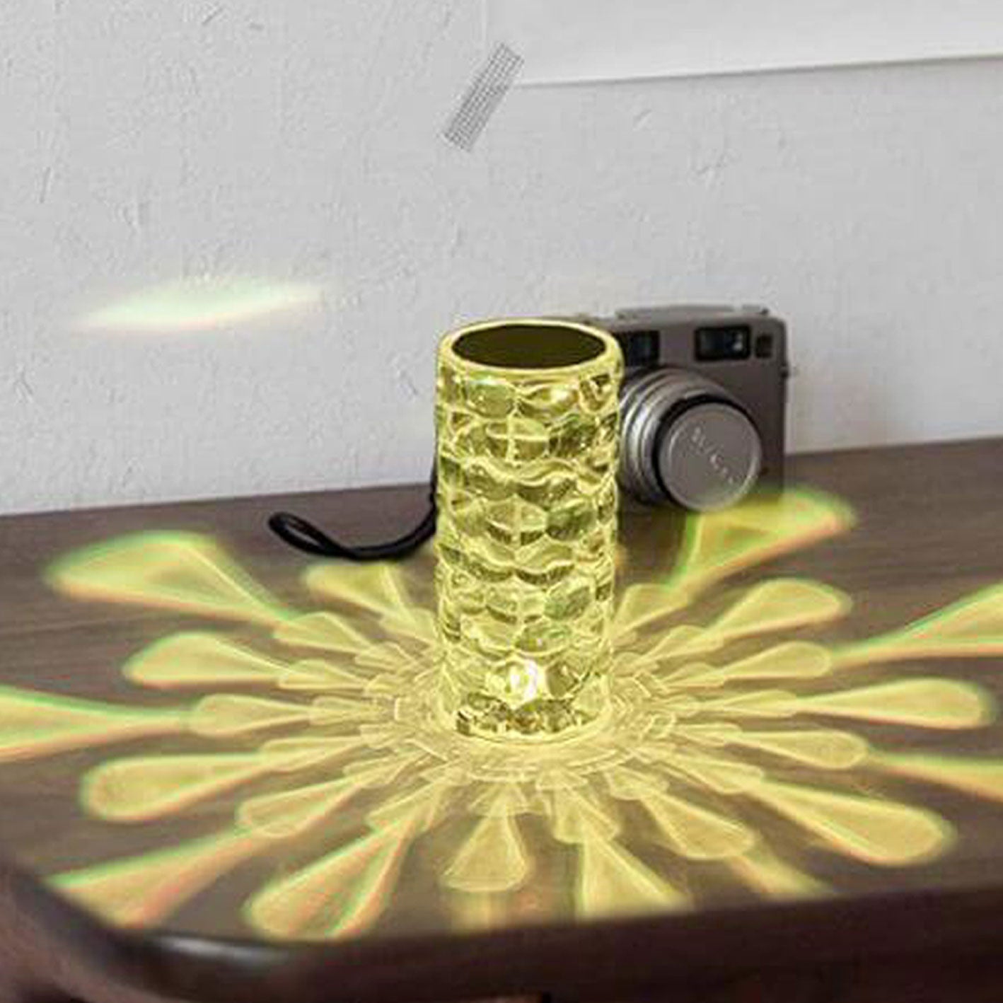 Crystal Diamond Water Drop Table Lamp