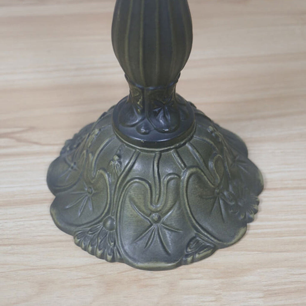 Rose Stained Glass Table Lamp