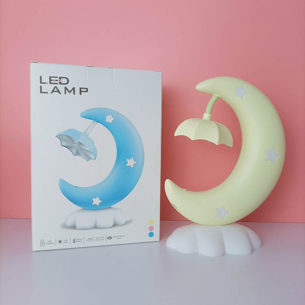 Cartoon Moon Boat Eye Table Lamp