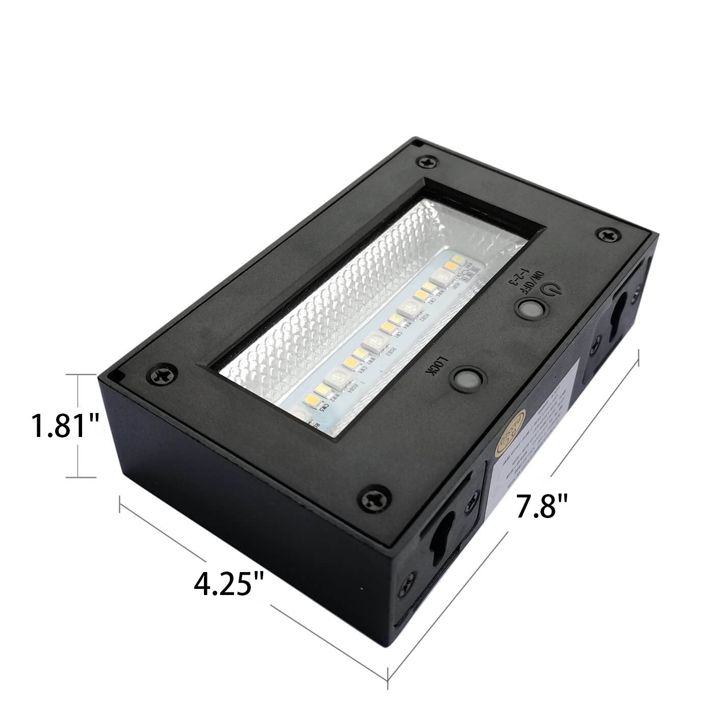 Square Double Head Patio Outdoor Light