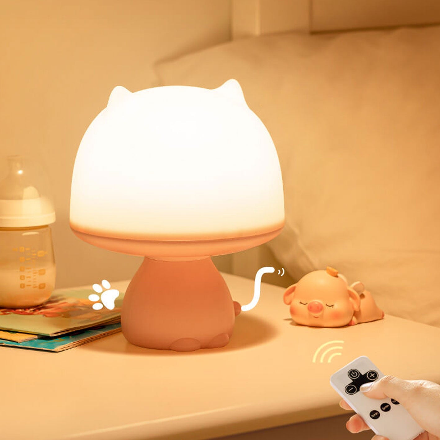 Cartoon Night Rechargeable Smart Table Lamp