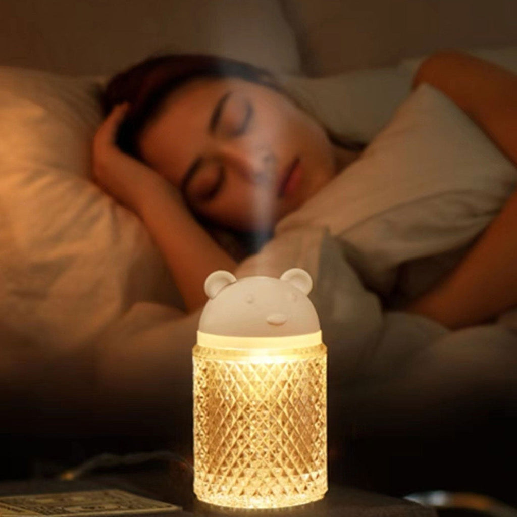 Bear Crystal Acrylic Air Floor Lamp