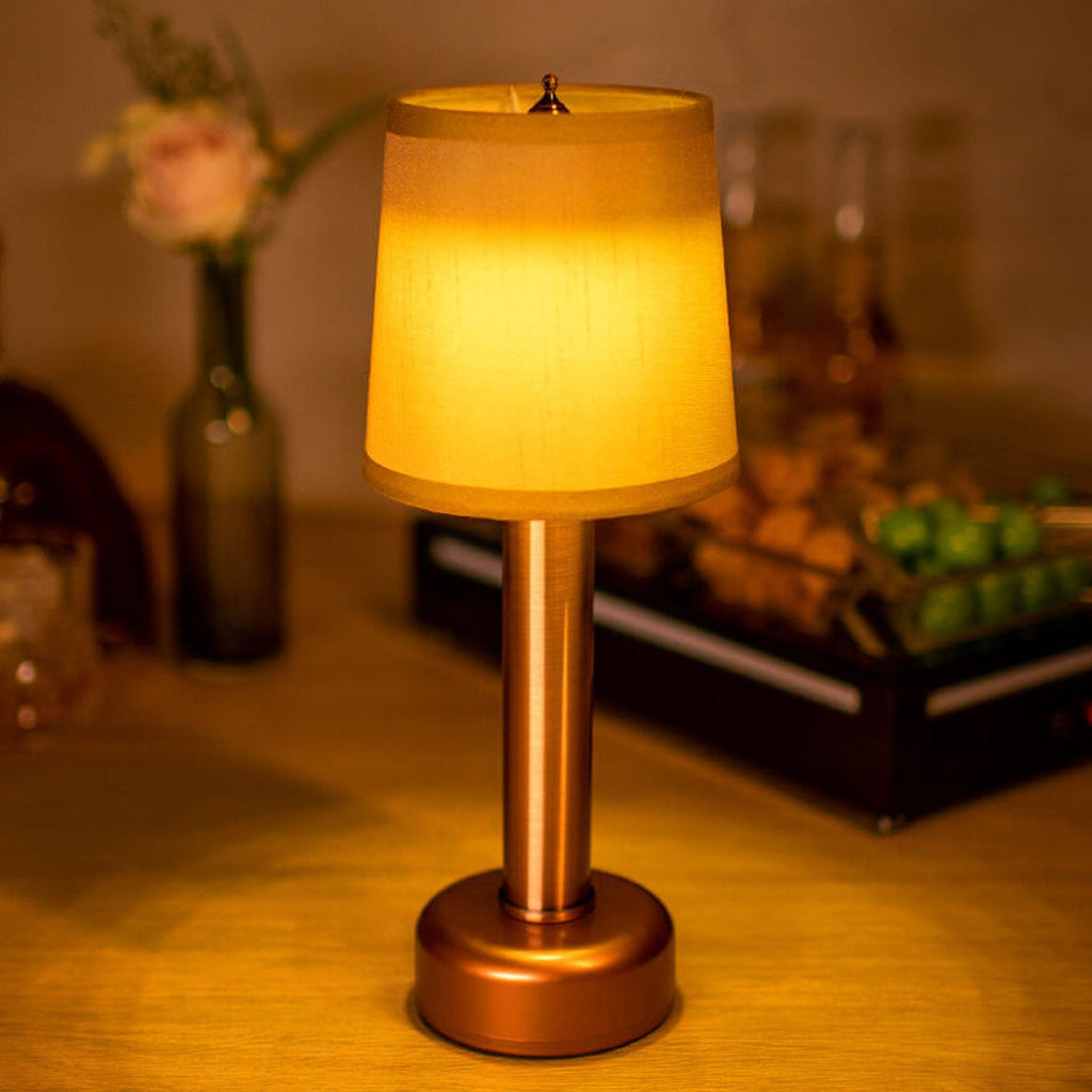 Linen Iron Rechargeable Table Lamp