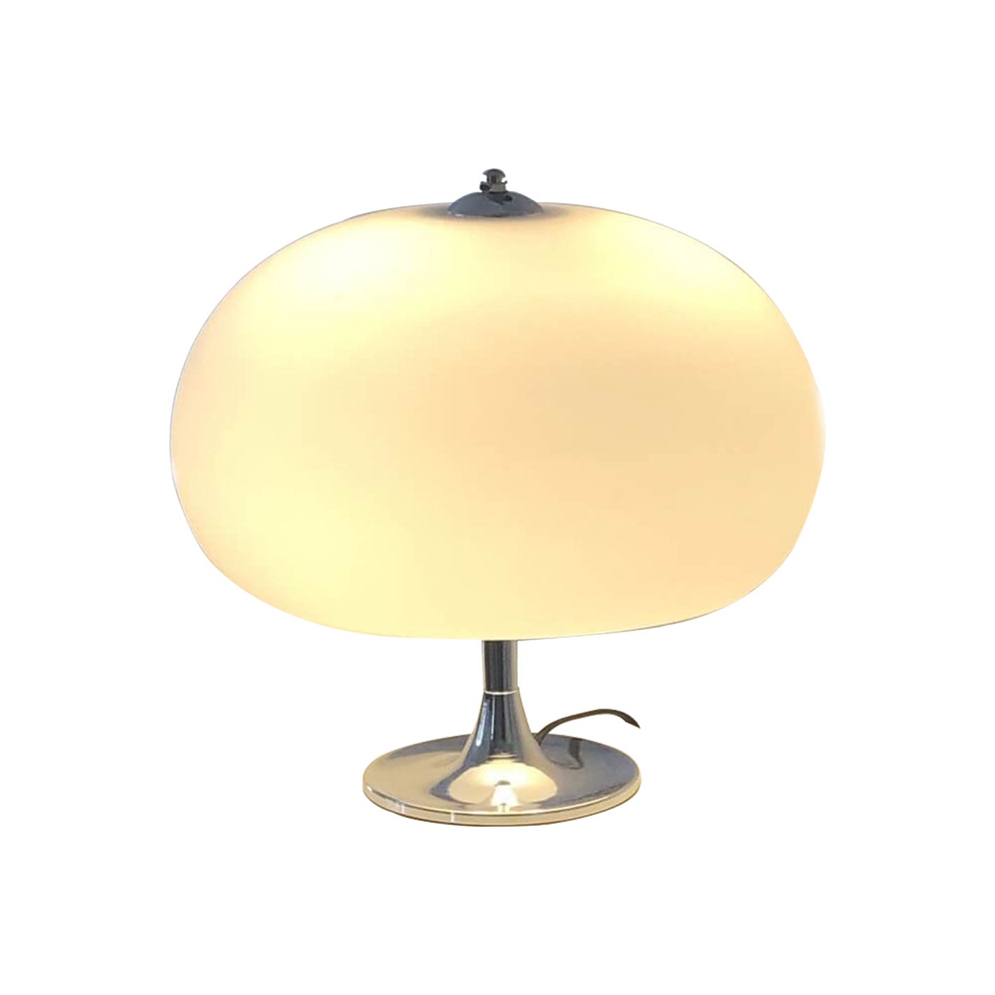 Creamy White Ball 3-Light Table Lamp
