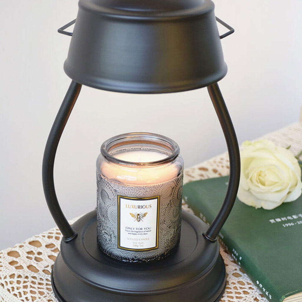 Metal Lantern Melting Wax Table Lamp