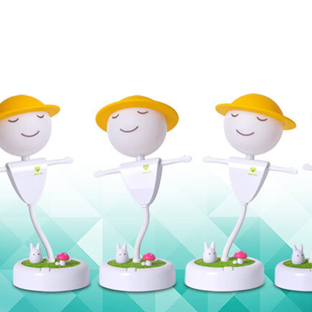 Cartoon Scarecrow Smiling Face Table Lamp