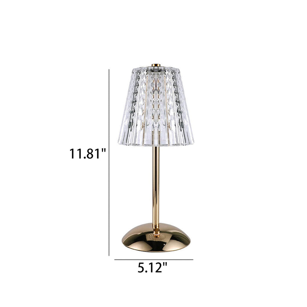 Aluminum Alloy Charging Night Table Lamp