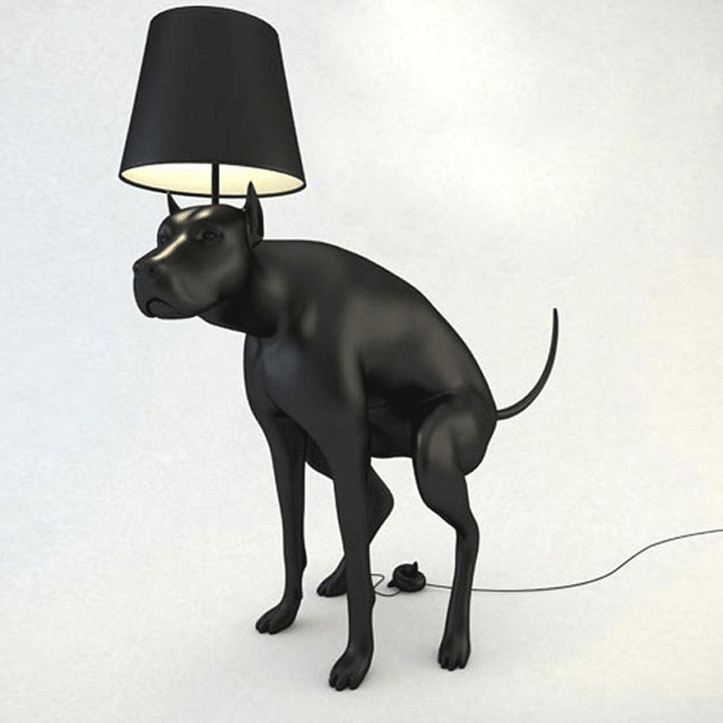 Dog Resin Table Lamp