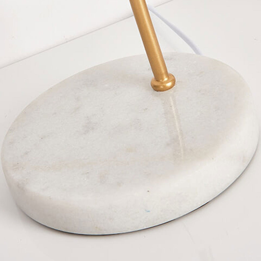 Petal Marble Melting Wax 2-Light Table Lamp