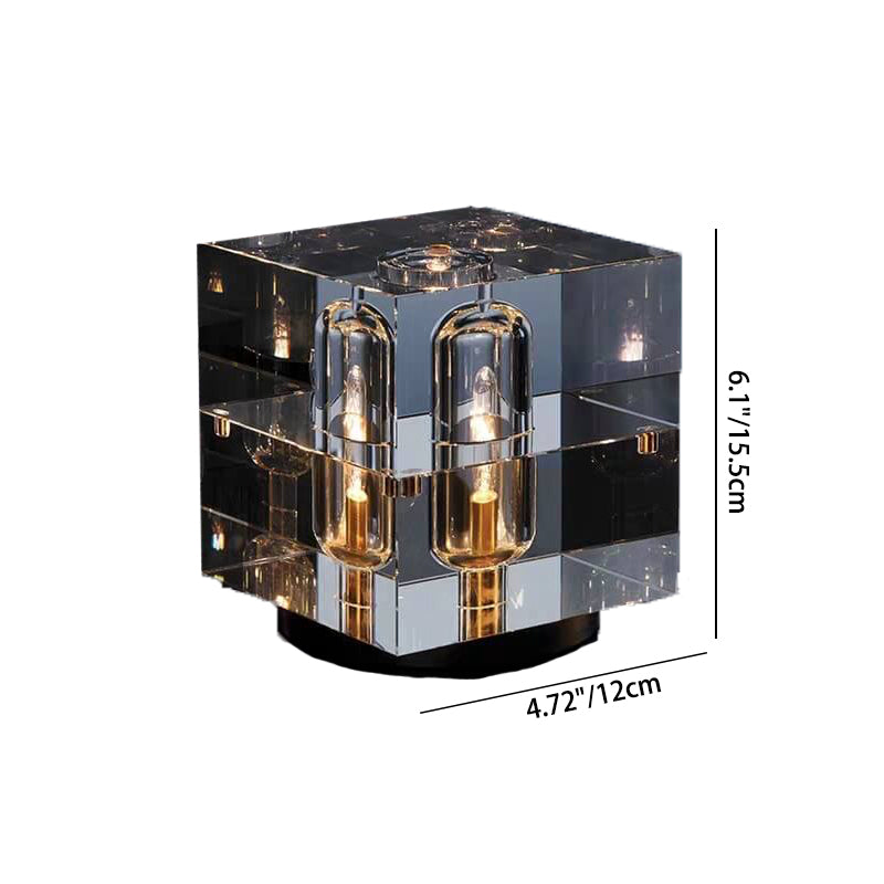 Crystal Stereo Geometric Design Table Lamp