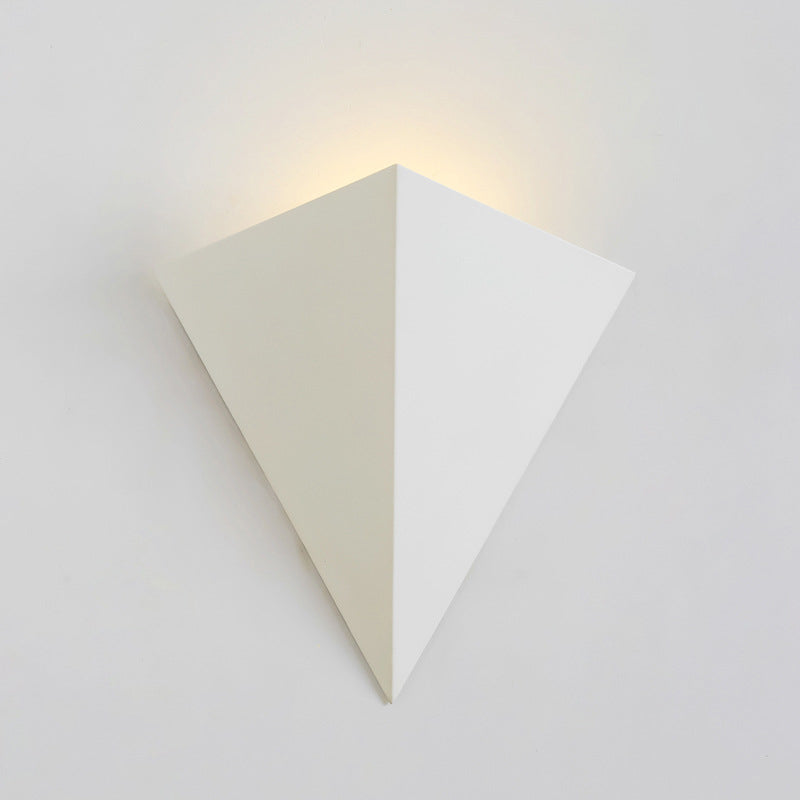 Iron Geometric Triangle Wall Lamp