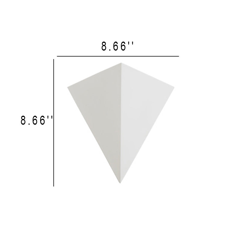 Iron Geometric Triangle Wall Lamp