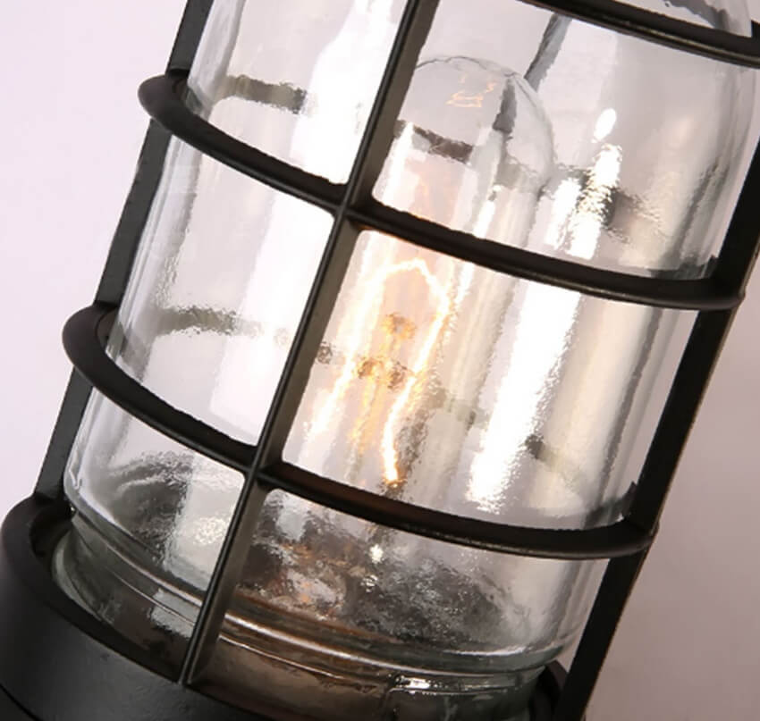 Glass Cylindrical Explosion-proof Wall Lamp