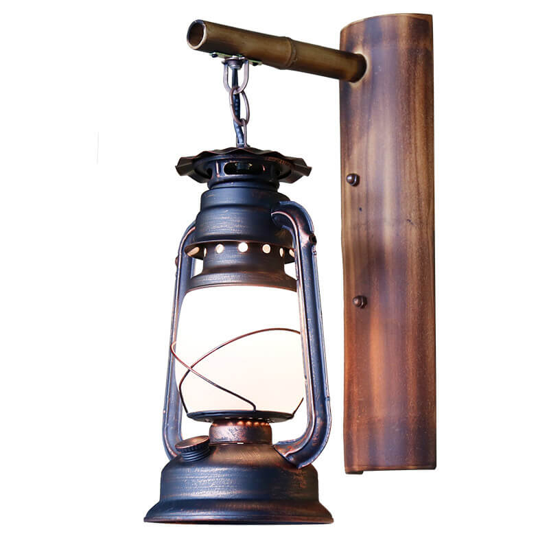 Horse Lantern Iron Outdoor Light