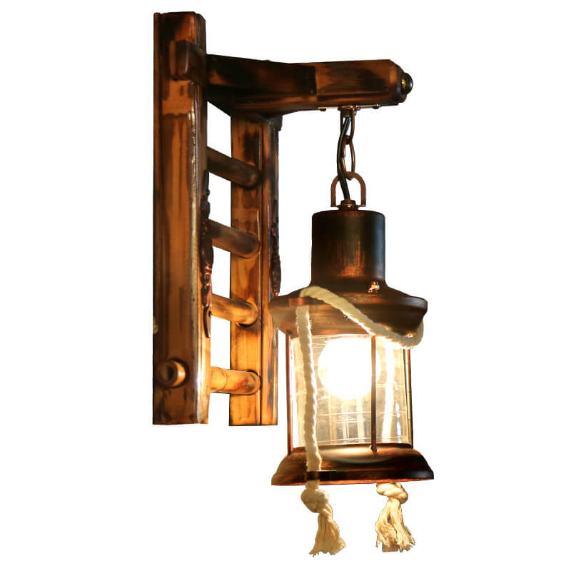 Kerosene Bamboo Weaving Outdoor Light
